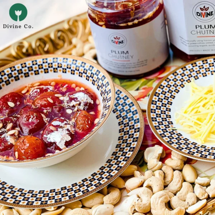 Signature plum chutney-Aloo bukhara chutney