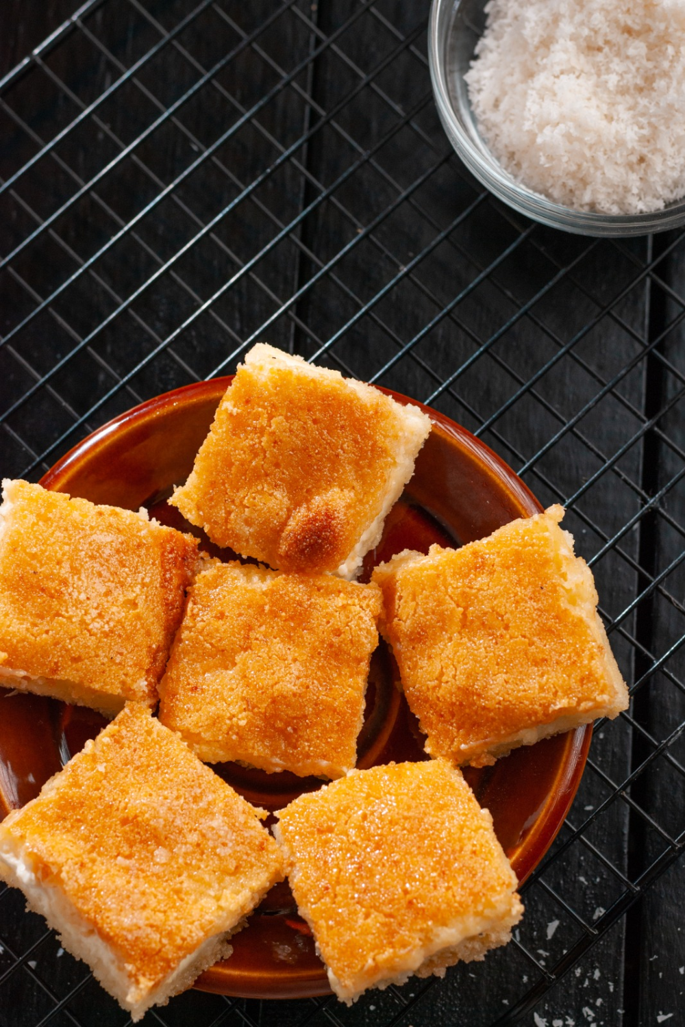 Basbousa (filled with cream)